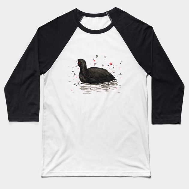 Common coot Baseball T-Shirt by Bwiselizzy